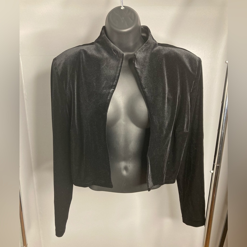 Black Velvet Bolero Jacket